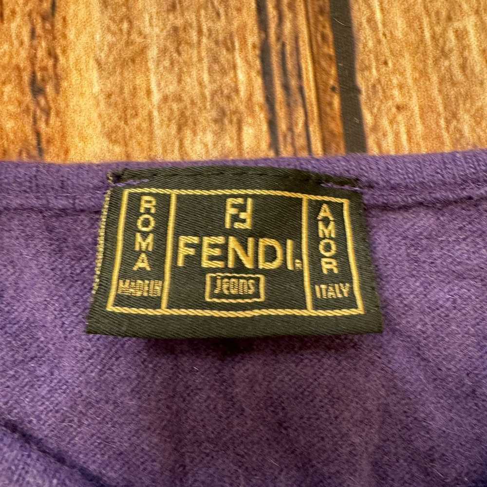 Fendi × Italian Designers Vintage sweater Fendi w… - image 4
