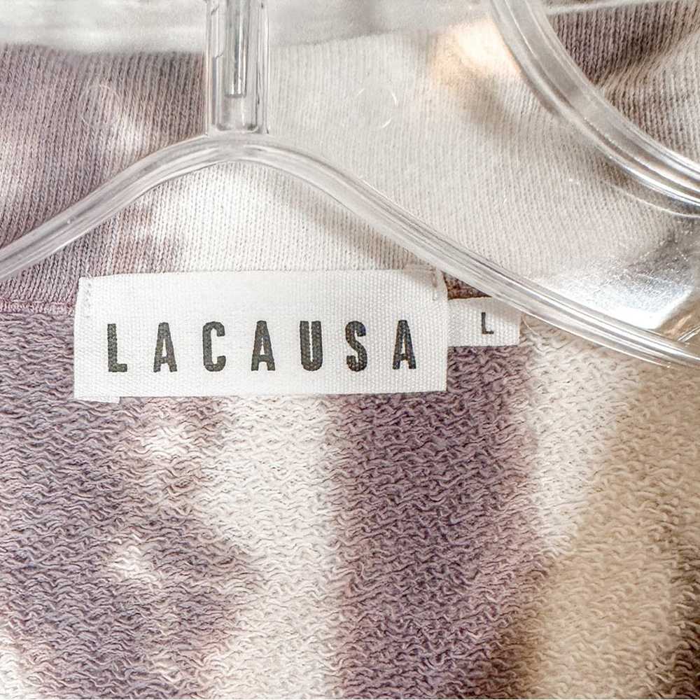 LACAUSA Lacausa Tie Dye Sugarplum Jacket, EUC, La… - image 12