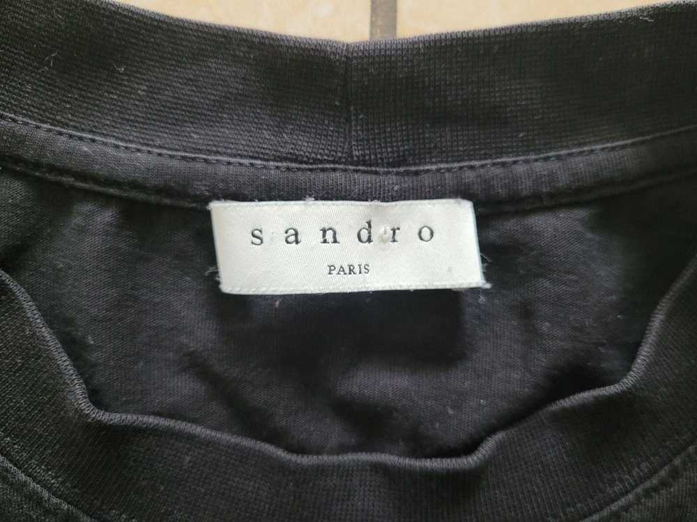 Luxury × Sandro × Streetwear Sandro Mini logo Tee - image 2