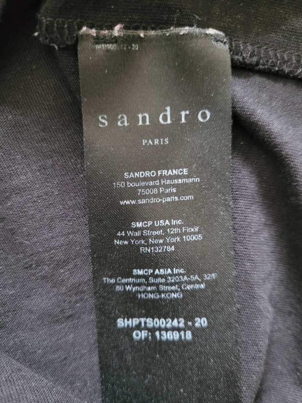 Luxury × Sandro × Streetwear Sandro Mini logo Tee - image 5
