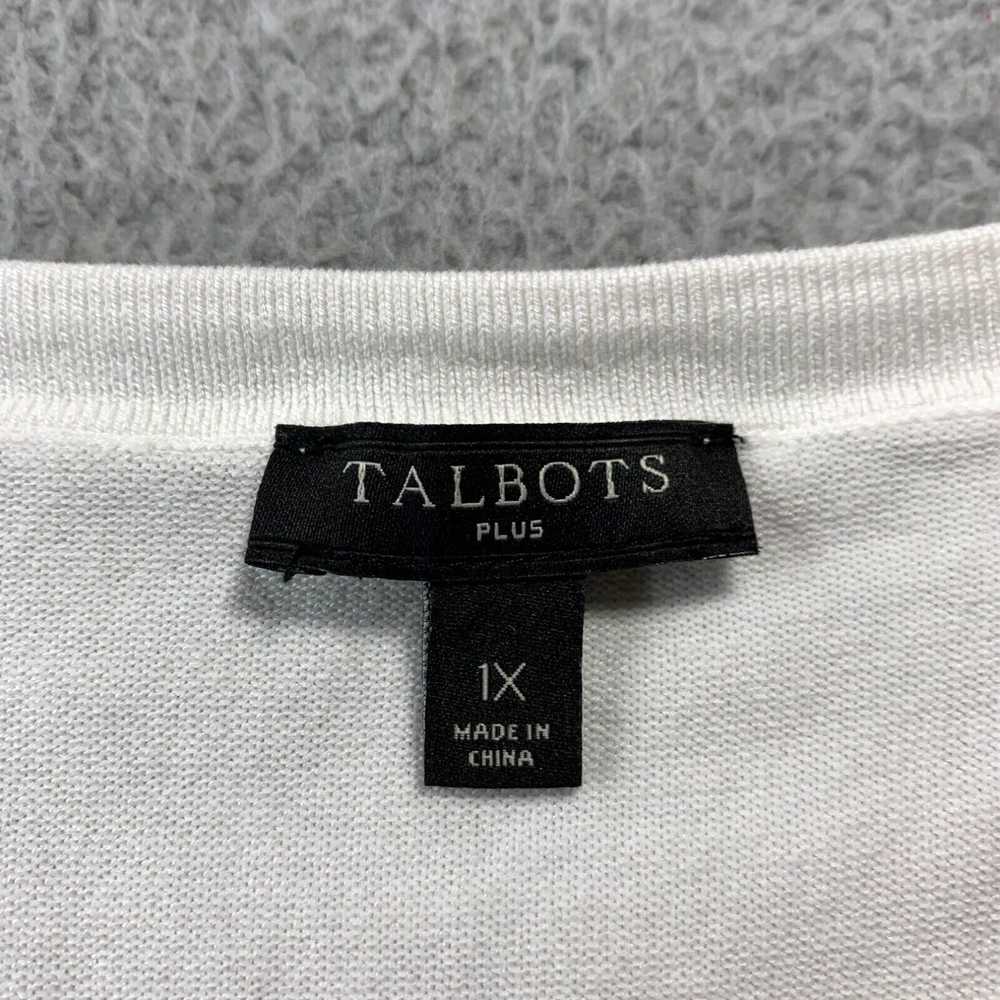 Talbots TALBOTS Blouse Womens 1X Top 3/4 Sleeve W… - image 3