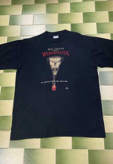 Vintage 90s 1997 Wishmaster Horror Movie Promo T-S