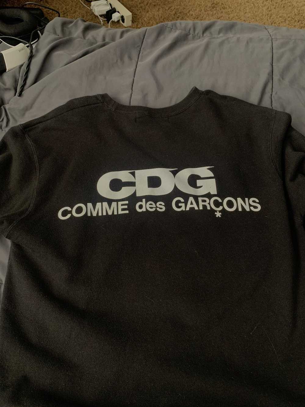 Comme des Garcons Brand New Black Crewneck Monogr… - image 2