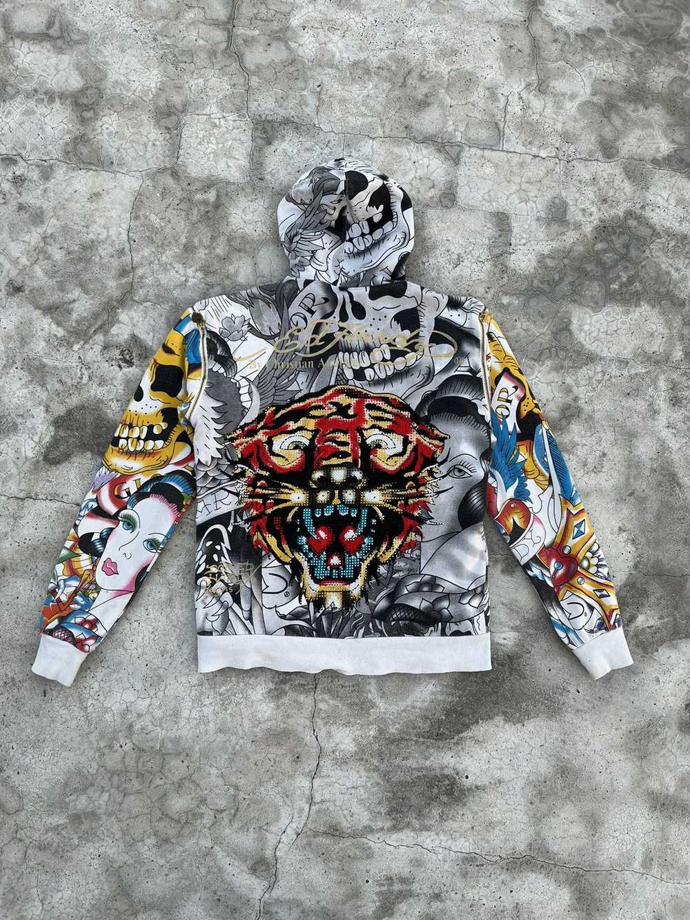 Ed Hardy × Japanese Brand Rare Y2K detachable Edh… - image 4