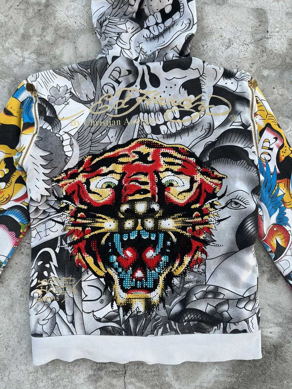 Ed Hardy × Japanese Brand Rare Y2K detachable Edh… - image 6