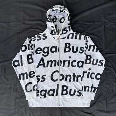 Supreme Supreme illegal business america zip hood… - image 1