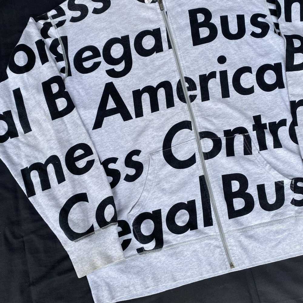 Supreme Supreme illegal business america zip hood… - image 3