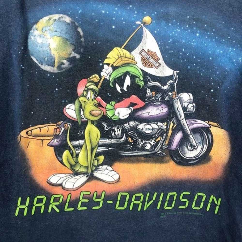 HARLEY DAVIDSON | Vintage Looney Tunes Marvin the… - image 4