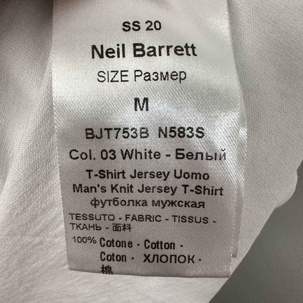 Neil Barrett Easy fit Neil Barrett White Tee - image 7