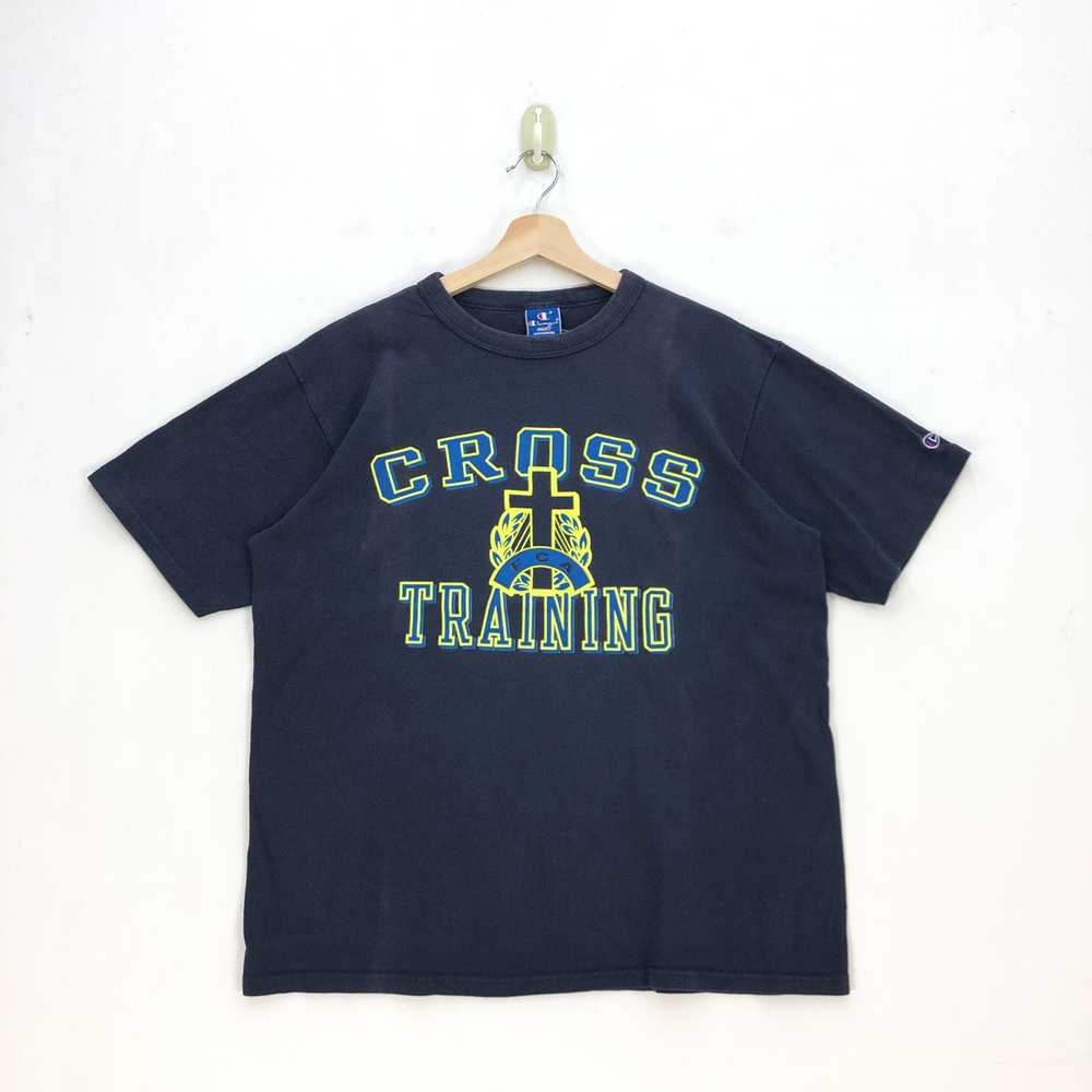 Champion × Vintage Vintage Champion T Shirt Champ… - image 1