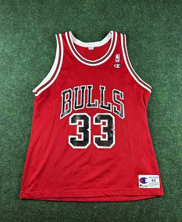 Champion × Chicago Bulls × Vintage Vtg 90s Scottie