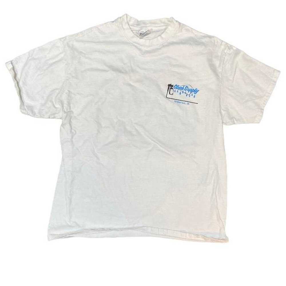 Hanes 90s white tee shirt size xl - image 2