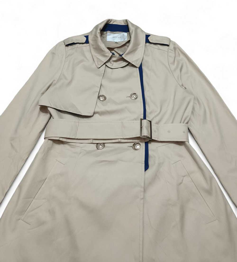 Designer On & On Women Beige Korean Trench Coat - image 4