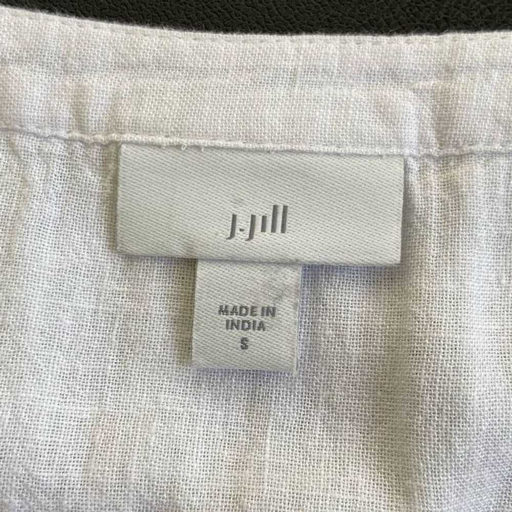 Jill.J J Jill Linen Tunic Shirt Women S 1/4 Butto… - image 7