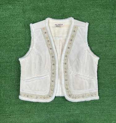AMI Vintage 100% Leather Vest