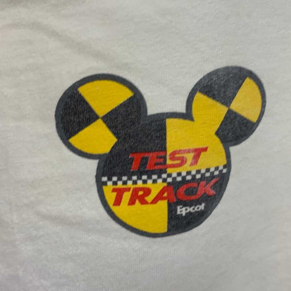 Vintage Mickey Goofy Test Track Disney Epcot T-Sh… - image 7
