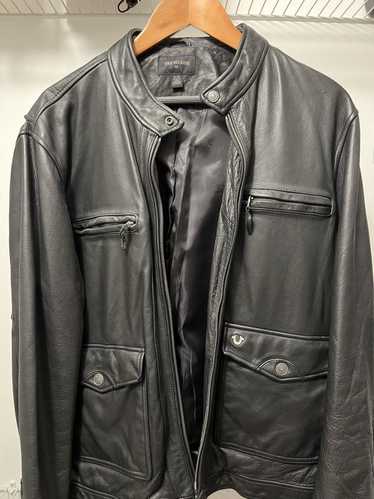 True Religion Black true religion leather jacket