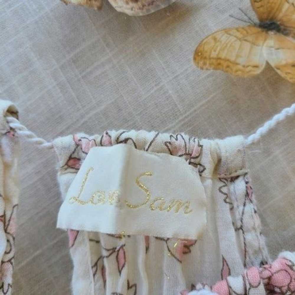 Love Sam White/Pink Romantic Floral Print Cotton … - image 7