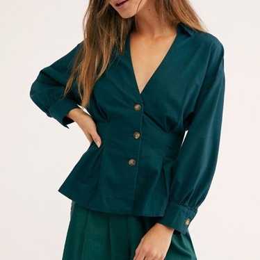 FREE PEOPLE Night Moves Shacket Blouse