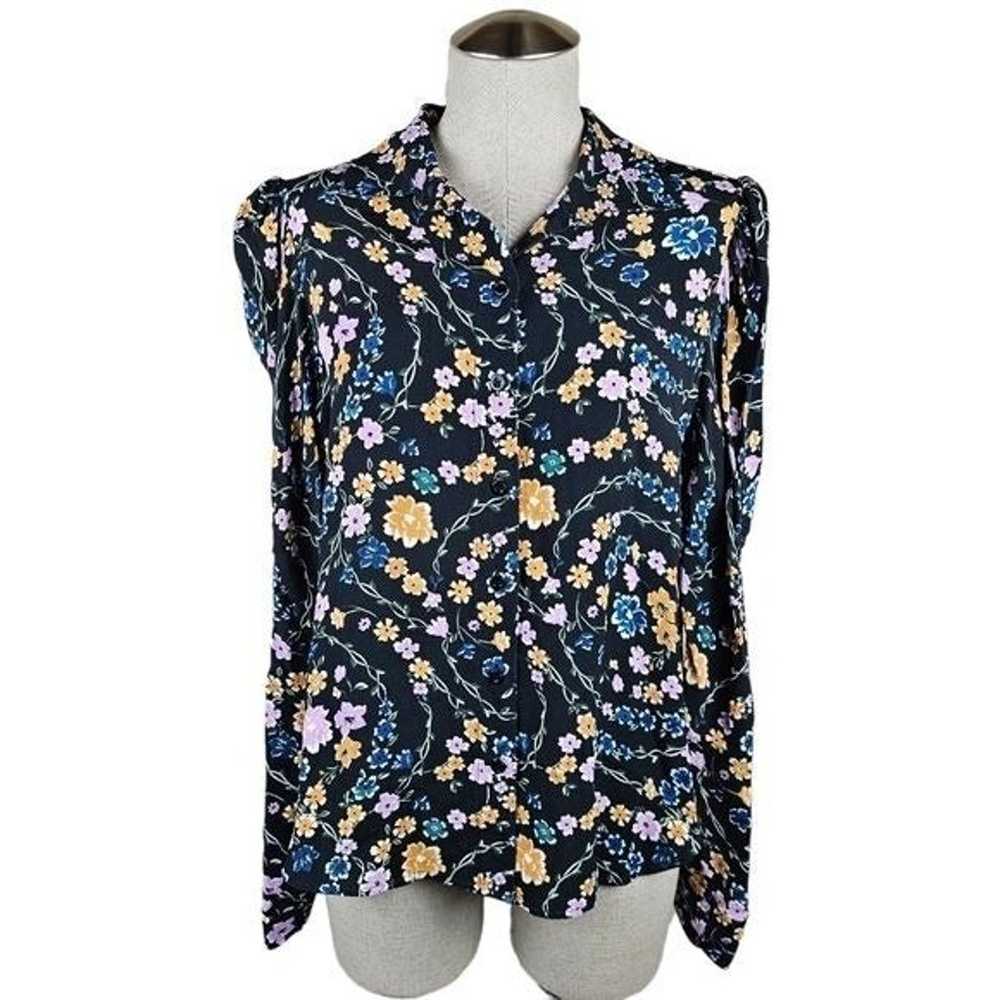 See by Chloe Floral Printed Puff Sleeve Blouse - image 3