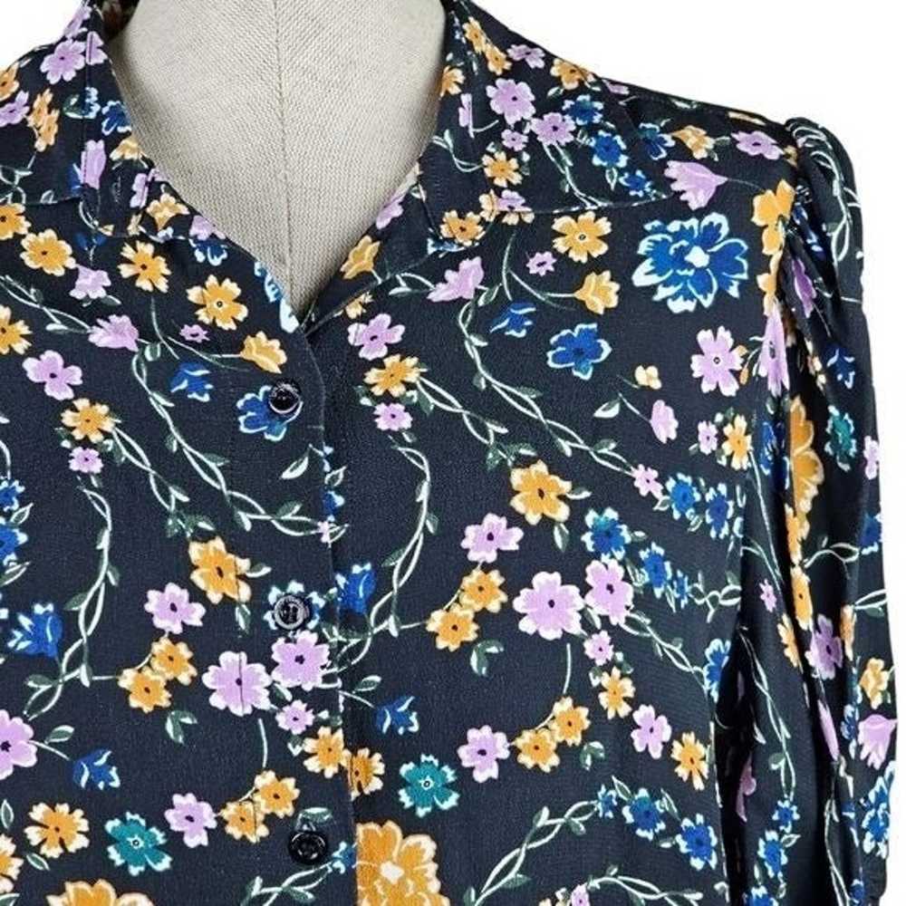 See by Chloe Floral Printed Puff Sleeve Blouse - image 4
