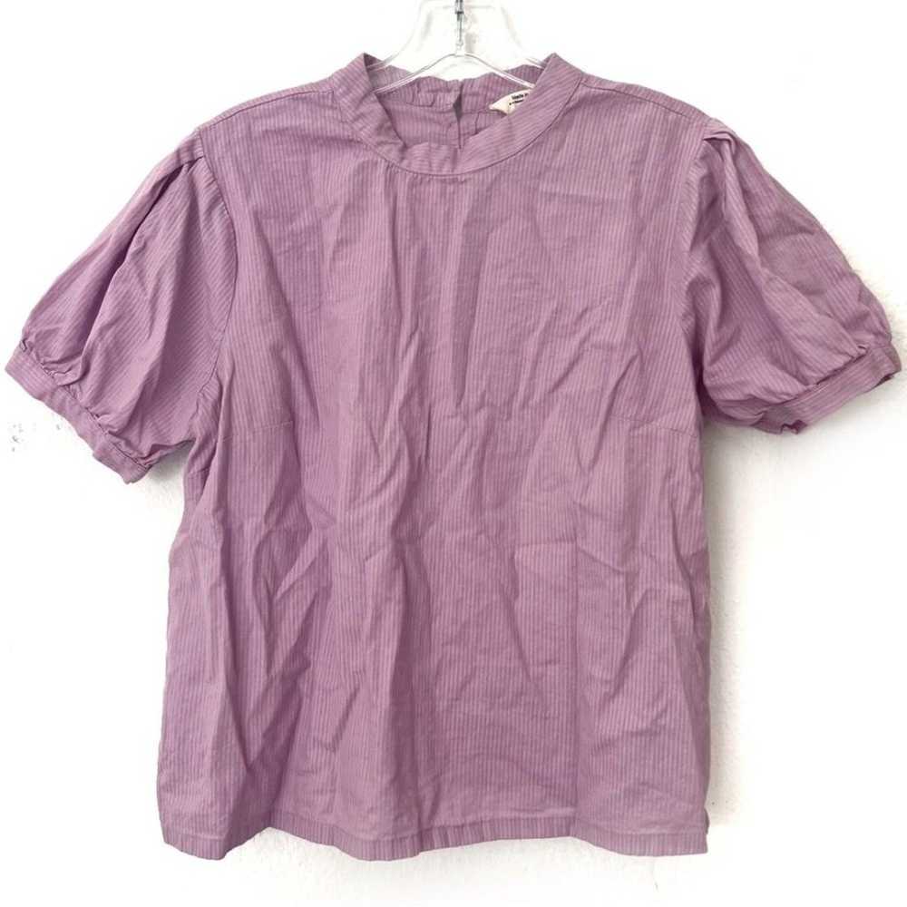 Harpersage Lilac Purple Reverie Puff Sleeve Top -… - image 1