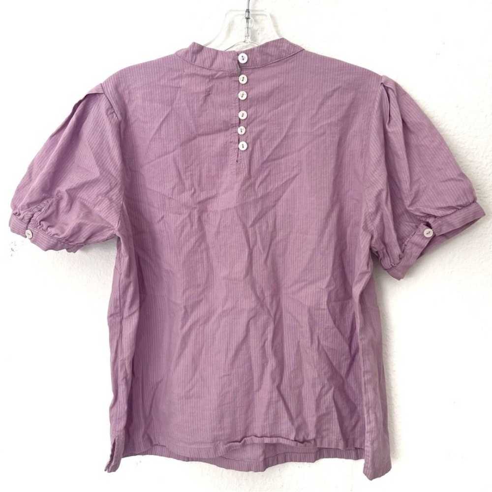 Harpersage Lilac Purple Reverie Puff Sleeve Top -… - image 2