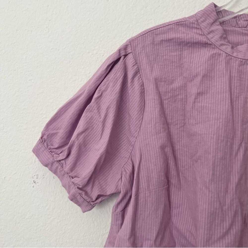 Harpersage Lilac Purple Reverie Puff Sleeve Top -… - image 3