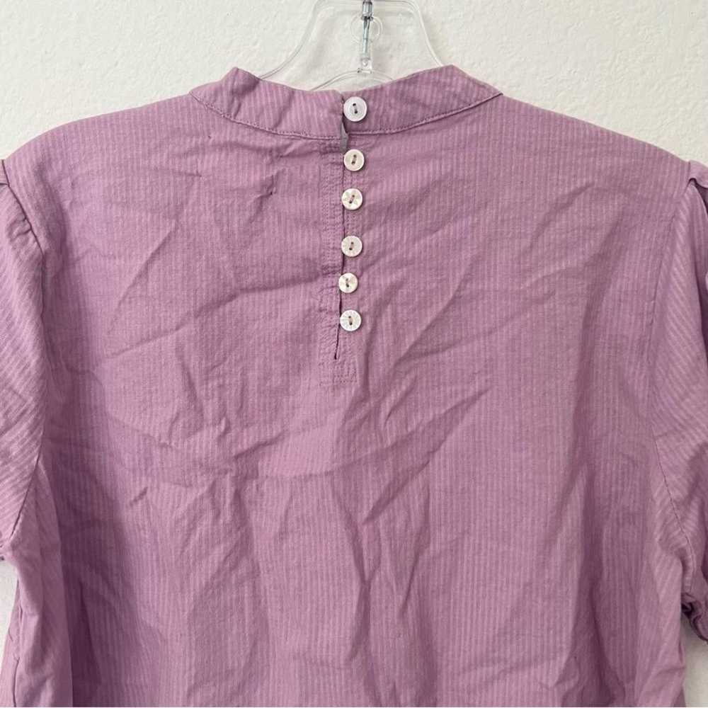 Harpersage Lilac Purple Reverie Puff Sleeve Top -… - image 5