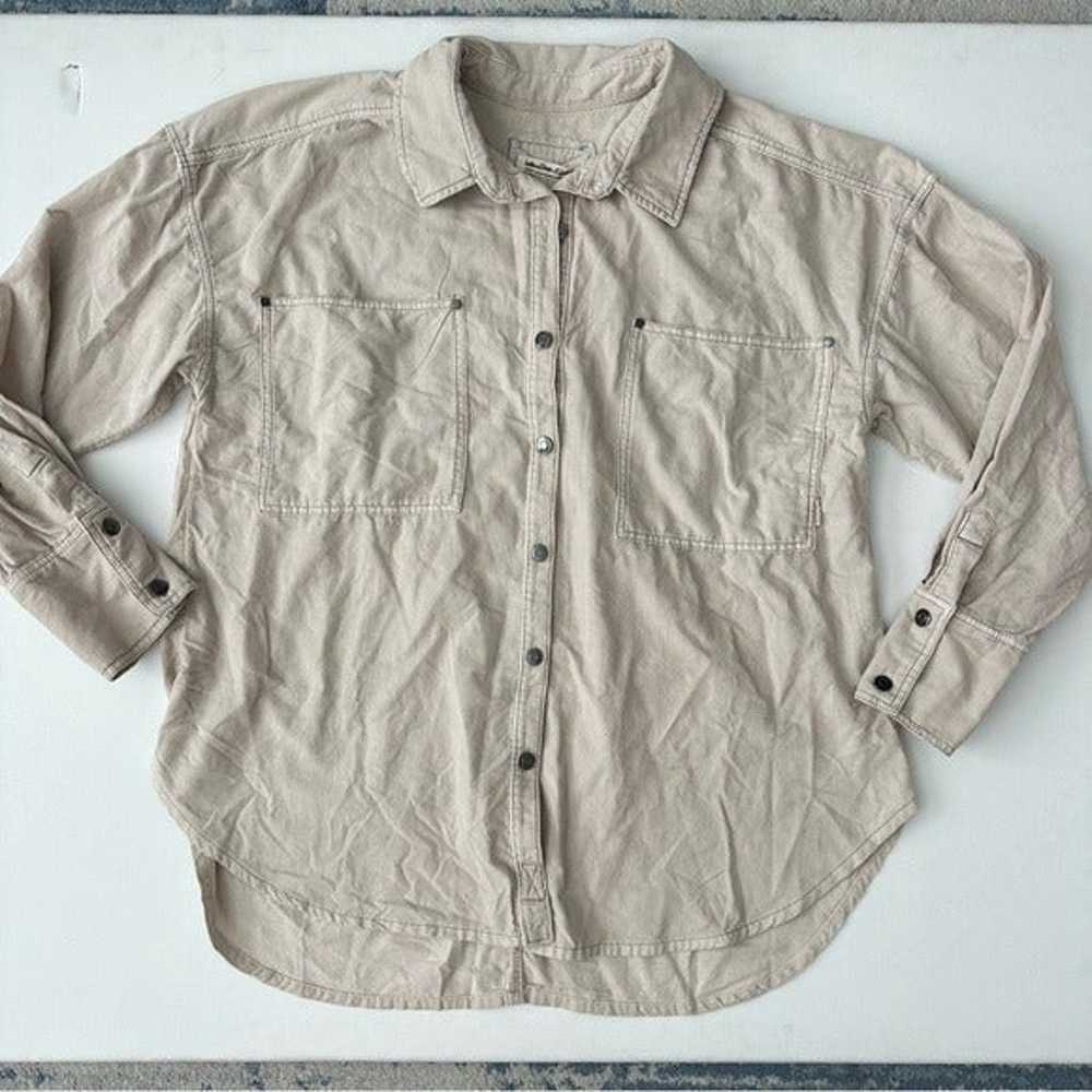 We The Free Baby Cord Buttondown Shirt Size L Wom… - image 12