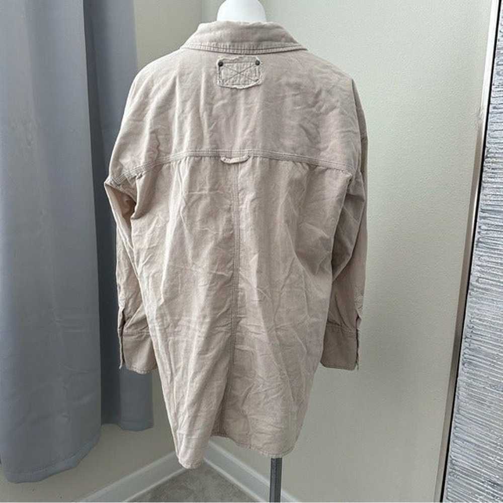 We The Free Baby Cord Buttondown Shirt Size L Wom… - image 4