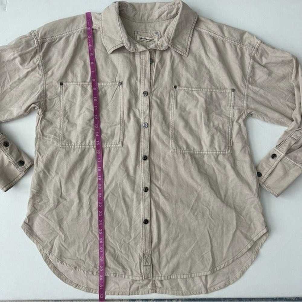 We The Free Baby Cord Buttondown Shirt Size L Wom… - image 8