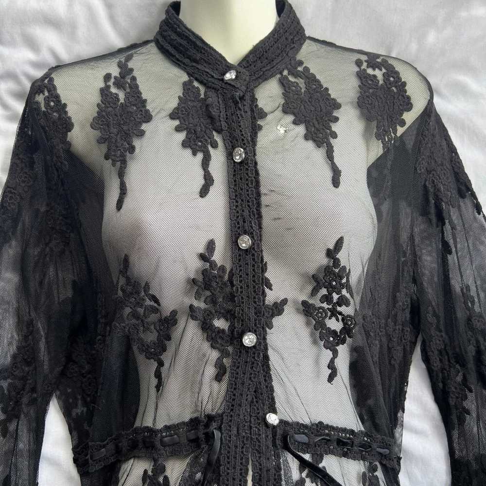 Lace mesh dress - image 4