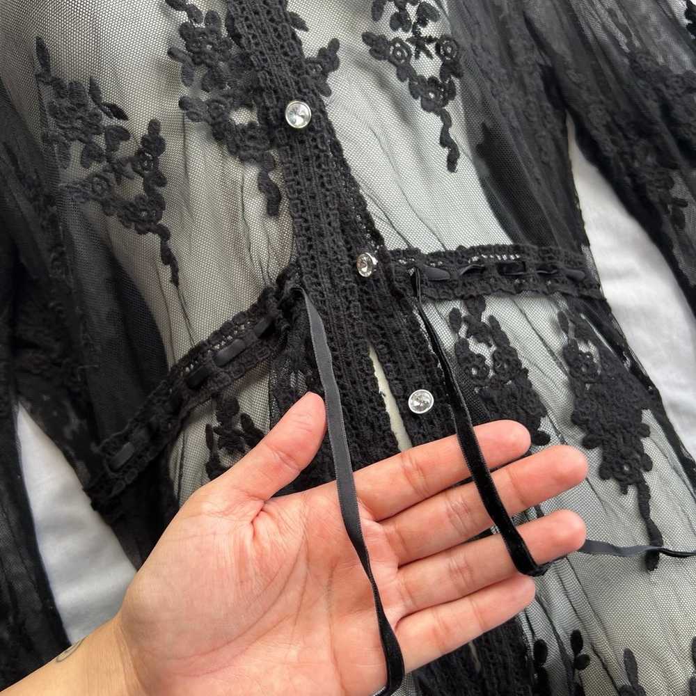 Lace mesh dress - image 6