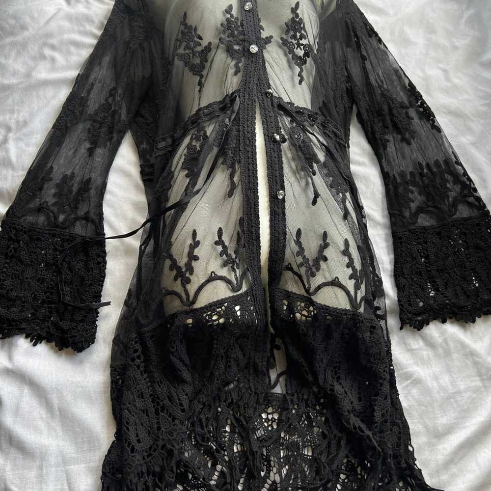 Lace mesh dress - image 8