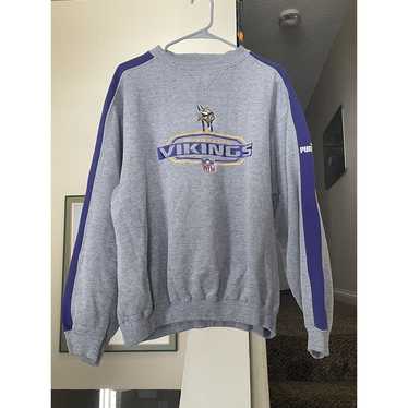 Vintage Puma NFL Minnesota Vikings Sweatshirt Y2K… - image 1