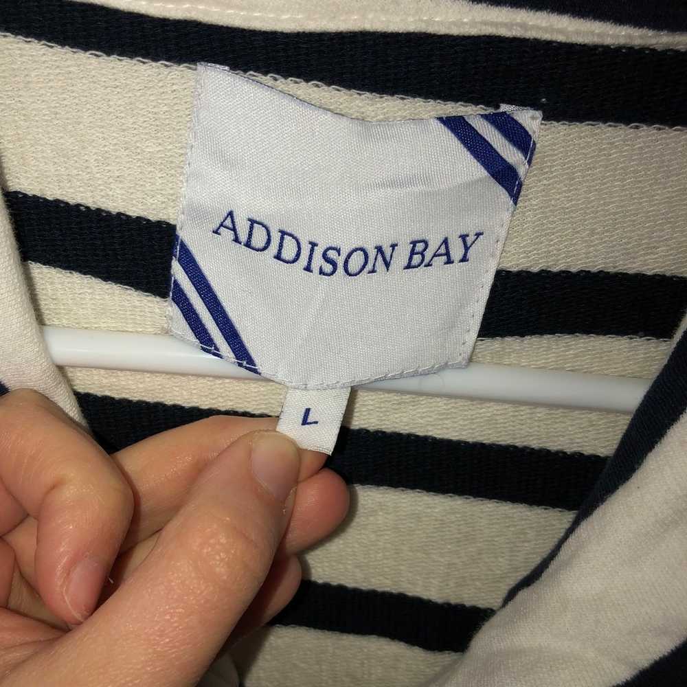 Addison Bay Nautical Quarter Zip Long Sleeved Dre… - image 2