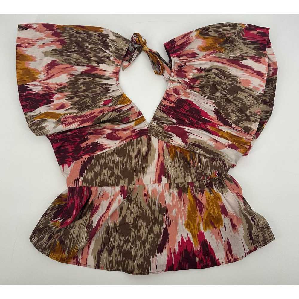 Anthropologie Love The Label Painterly Open-Back … - image 3