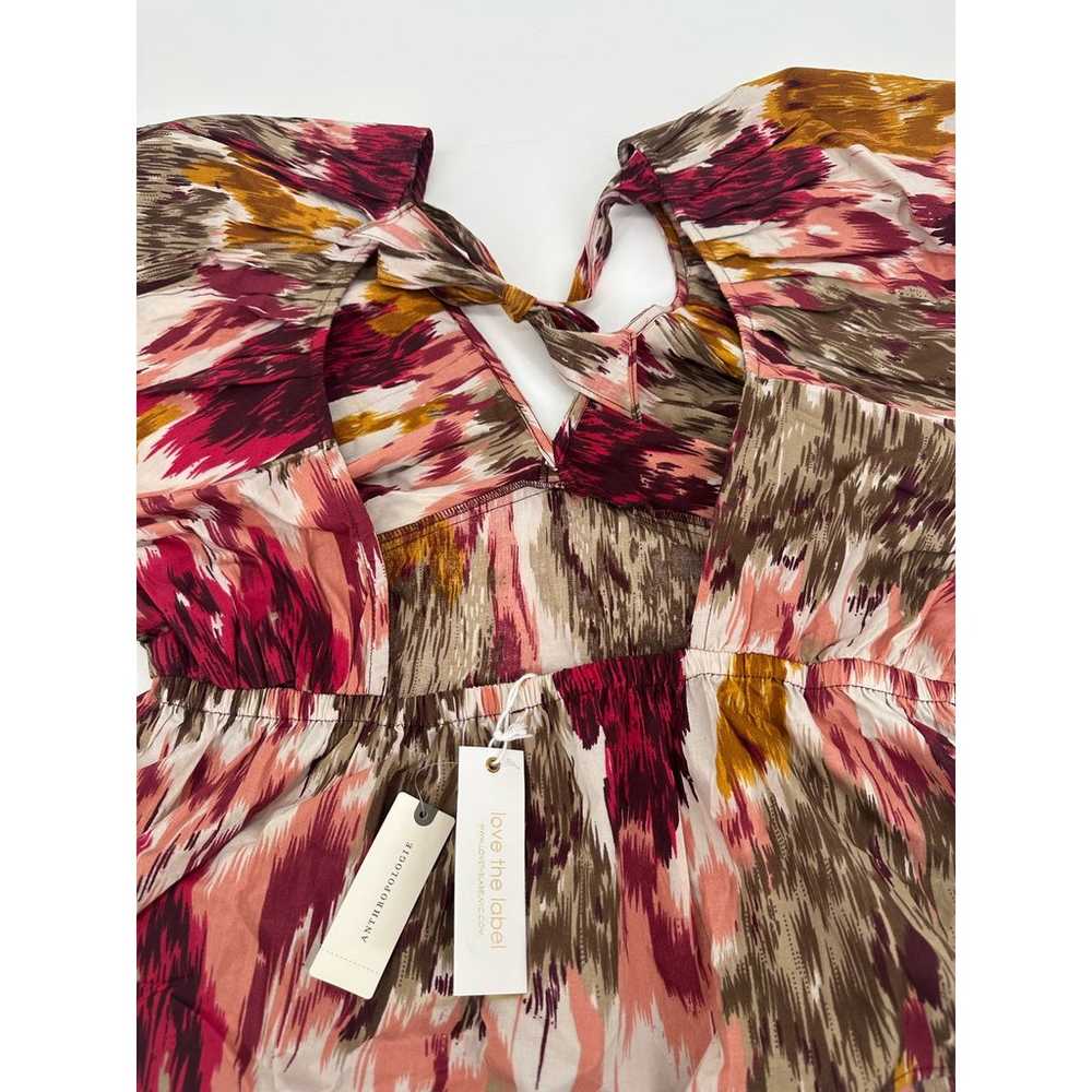Anthropologie Love The Label Painterly Open-Back … - image 7