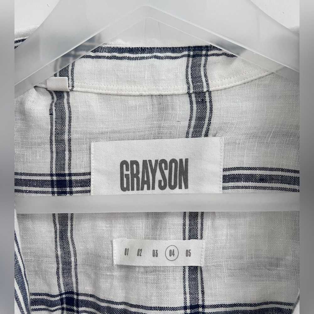 Grayson The Hero Button-Down Striped Shirt Size L - image 2