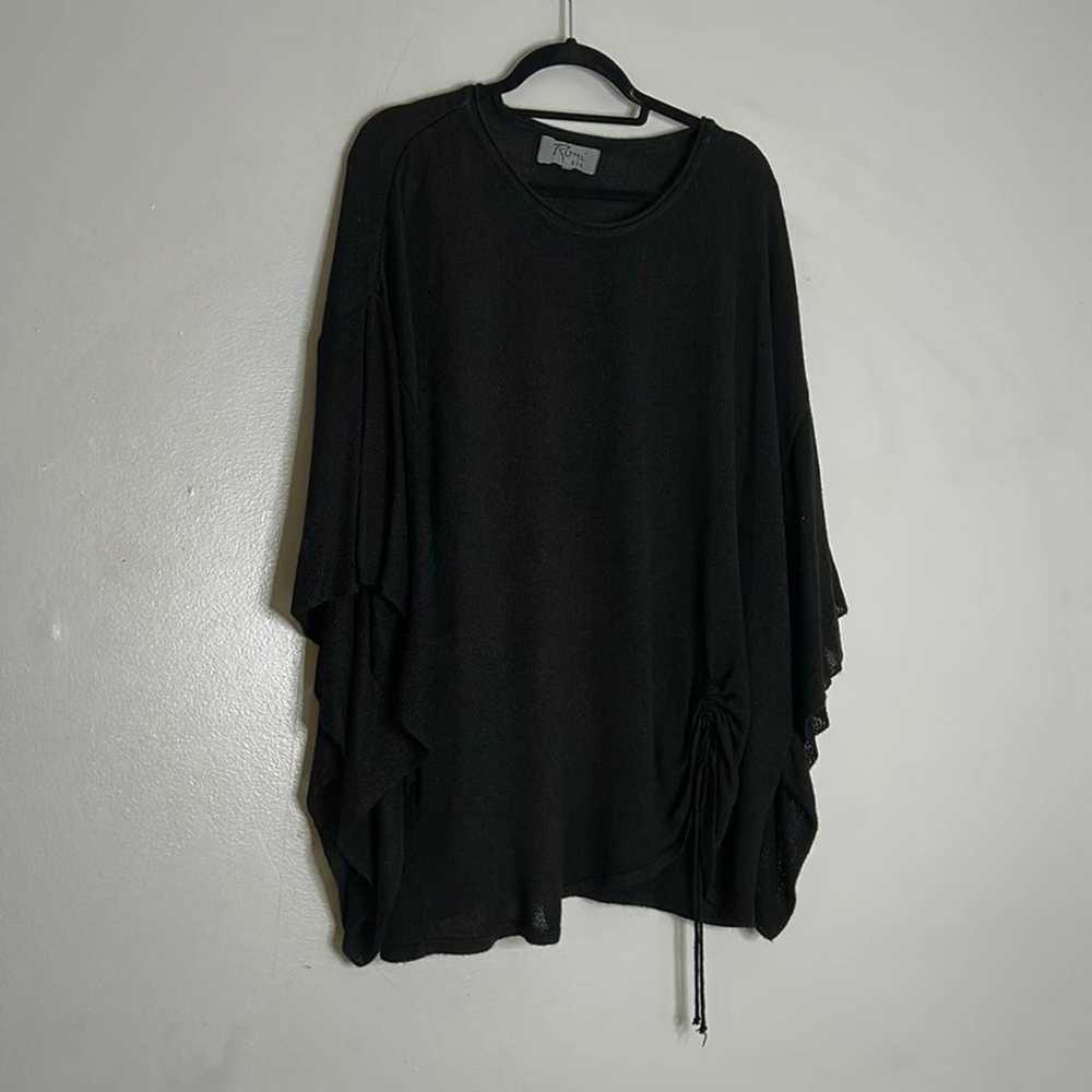 Vintage Roni Bis Medium/large black shirt sleeve … - image 2