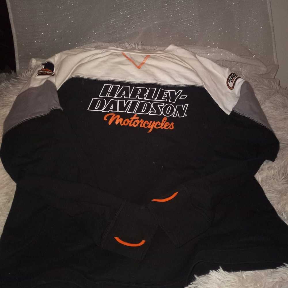 Harley-Davidson Womens Racing Pullover Long Sleev… - image 2
