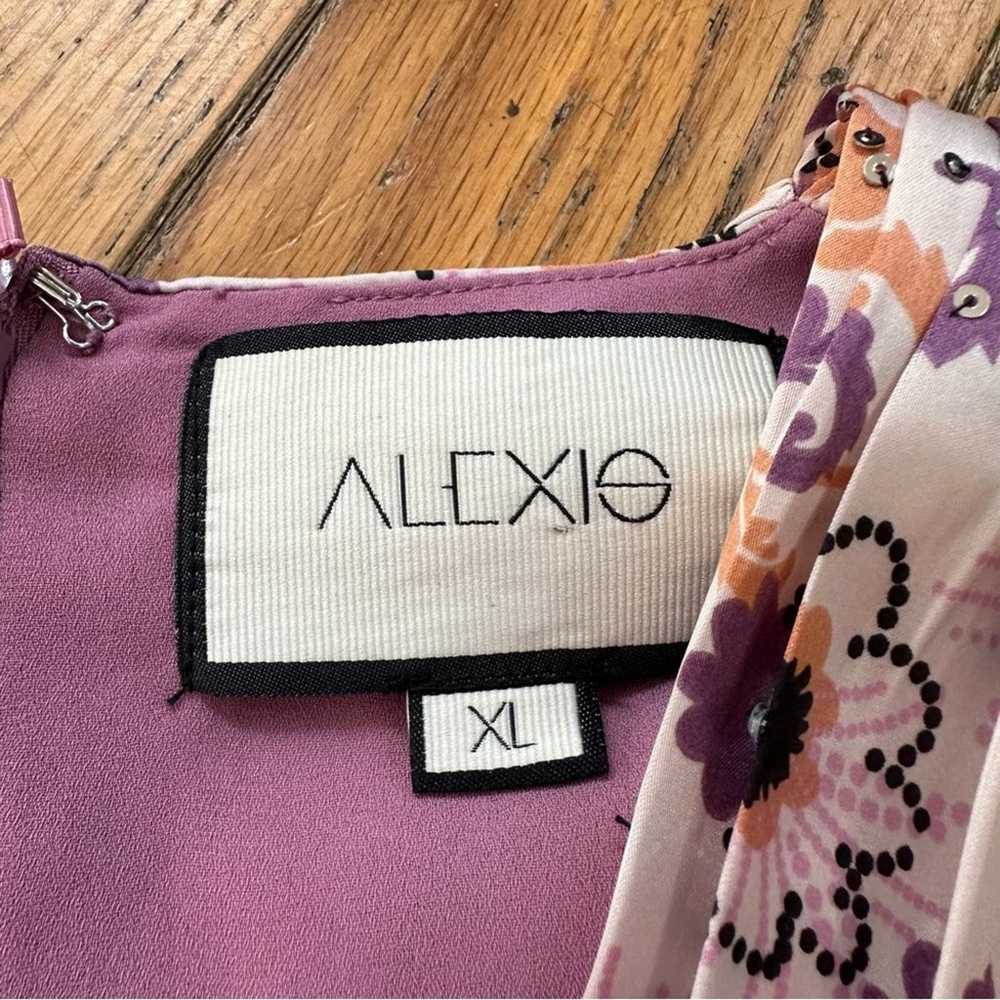 Alexis Prema Floral Satin Blouse Size XL - image 4