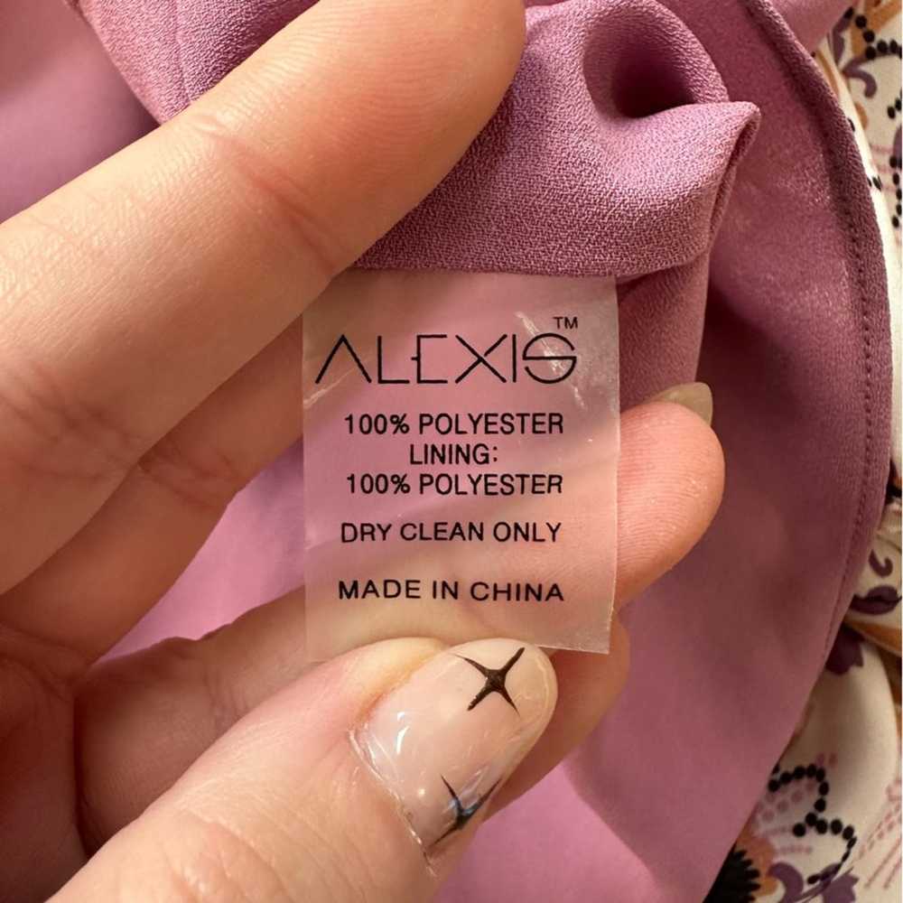 Alexis Prema Floral Satin Blouse Size XL - image 6