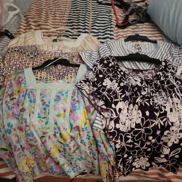 Lot of 5 Womens Blouses XL - image 1