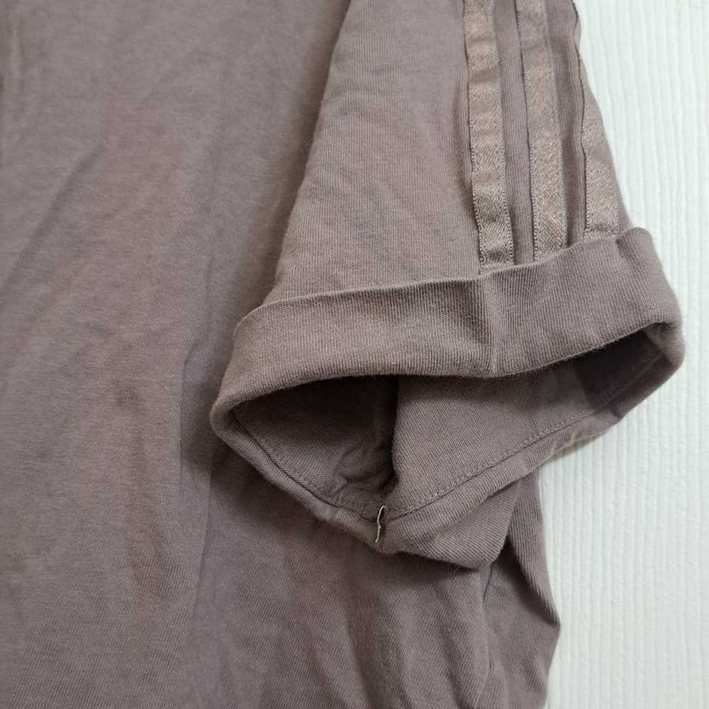 Adidas • Brown Cropped Short Sleeve Tshirt Plus S… - image 2