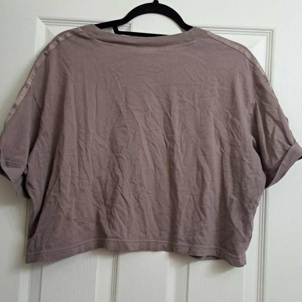 Adidas • Brown Cropped Short Sleeve Tshirt Plus S… - image 8