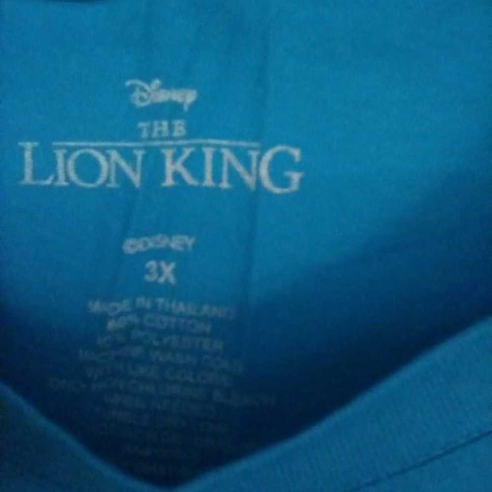 NEW DISNEY PLUS SZ 3X LION KING T-SHIRT - image 3