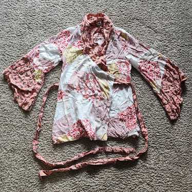 New Anthropologie Floreat Kimono Robe