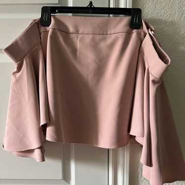 Milly Pink off- the shoulder Top